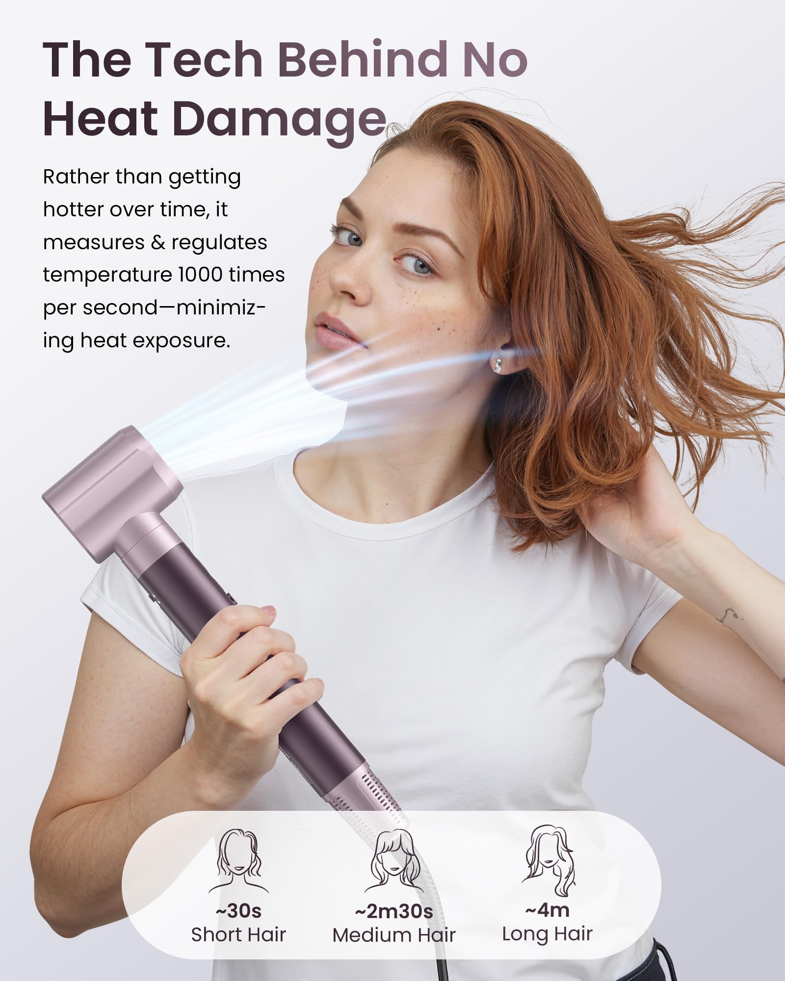 Amazon.com: MESCOMB Dual Voltage Hair Dryer Brush for Travel – 5